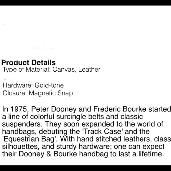 Dooney and Bourke anniversary edition - Picture 13 of 13